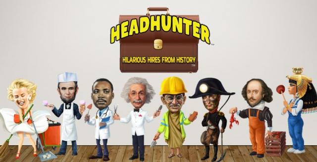 Headhunter Logo and Characters